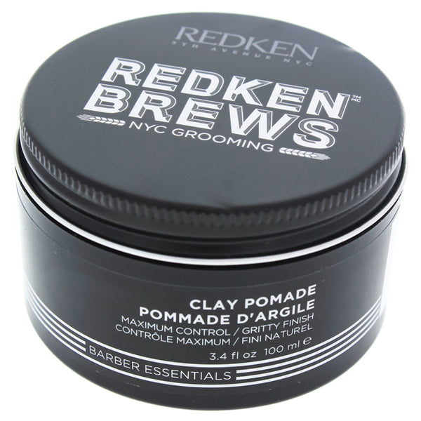 Redken Brews Clay Pomade by Redken for Men - 3.4 oz Pomade