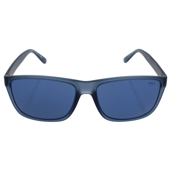 Ralph Lauren Polo Ralph Lauren PH 4113 5612/80 - Matte Navy Blue/Dark Blue by Ralph Lauren for Men - 57-16-145 mm Sunglasses