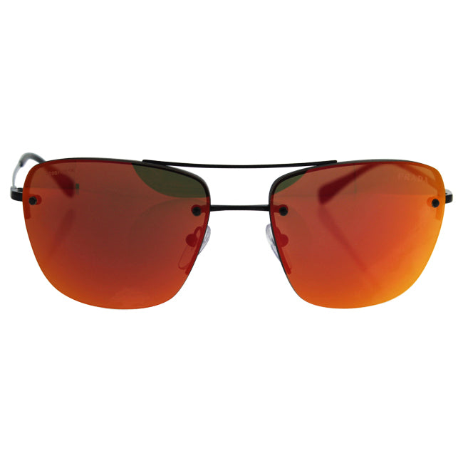 Prada Prada SPS 52R 7AX-5L0 - Gunmetal/Brown Orange by Prada for Men - 56-16-135 mm Sunglasses