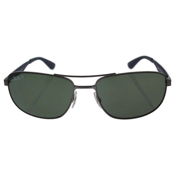 Ray Ban Ray Ban RB 3528 029/9A - Gunmetal/Green Classic G-15 Polarized by Ray Ban for Men - 58-17-145 mm Sunglasses