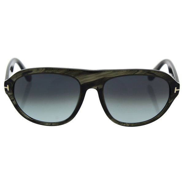 Tom Ford Tom Ford TF397 20B Ivan - Transparent Green/Gray Gradient by Tom Ford for Men - 58-17-145 mm Sunglasses