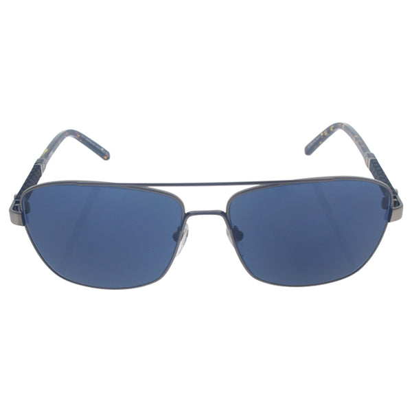 Mont Blanc Mont Blanc MB589S 08V - Shiny Gumetal/Blue by Mont Blanc for Men - 60-15-145 mm Sunglasses