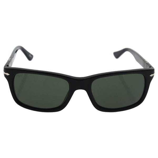 Persol Persol PO3048S 95/31 - Black/Crystal Green by Persol for Men - 55-19-145 mm Sunglasses