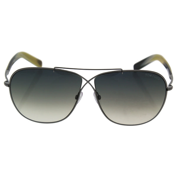 Tom Ford Tom Ford FT0393/S April 15B - Light Ruthenium/Grey Gradient by Tom Ford for Men - 61-10-145 mm Sunglasses