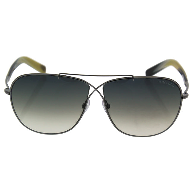 Tom Ford Tom Ford FT0393/S April 15B - Light Ruthenium/Grey Gradient by Tom Ford for Men - 61-10-145 mm Sunglasses