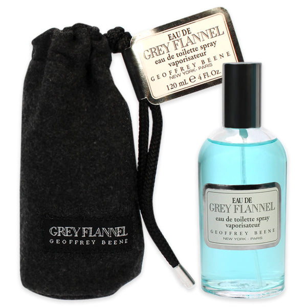 Geoffrey Beene Eau De Grey Flannel by Geoffrey Beene for Men - 4 oz EDT Spray (Pouch) (Special)