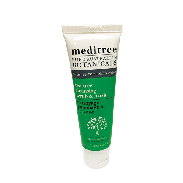 Meditree Oily & Combination Skin Tea Tree Cleansing Scrub & Mask 50g
