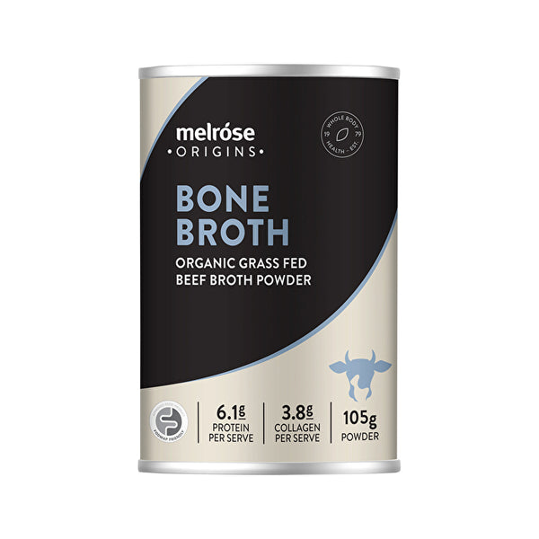 Melrose Origins Bone Broth (Organic Grass Fed Beef) Powder 105g