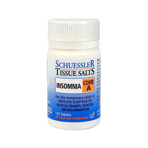 Martin & Pleasance Schuessler Tissue Salts Comb A (Insomnia) 125t