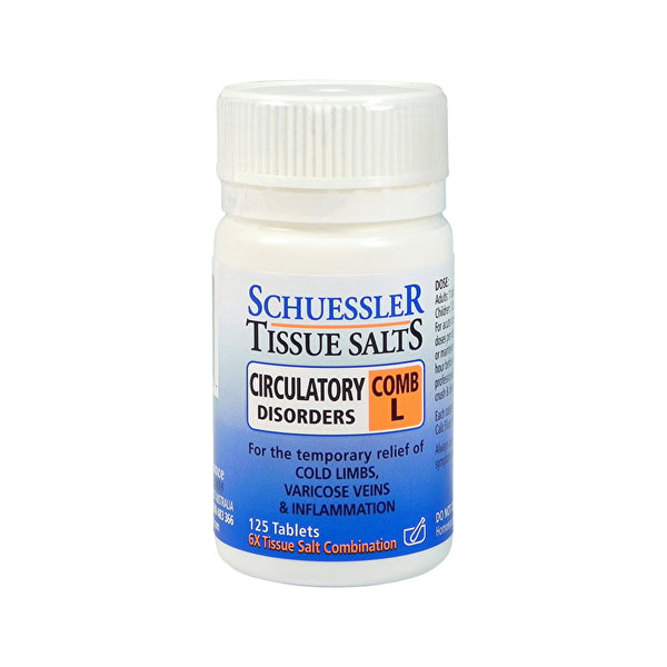Martin & Pleasance Schuessler Tissue Salts Comb L (Circulatory Disorders) 125t