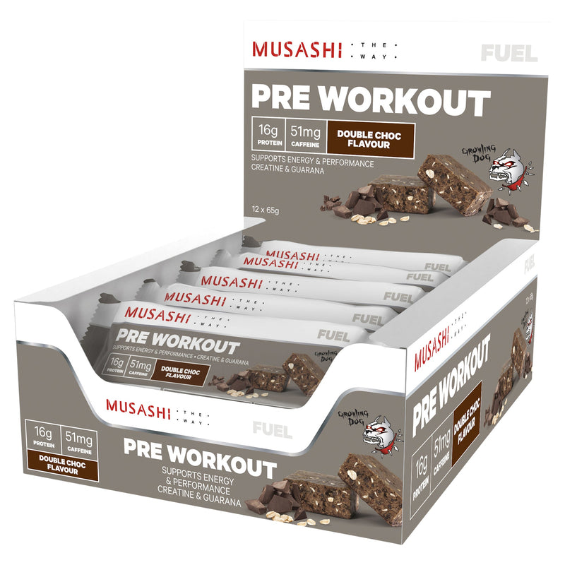 Musashi Fuel Preworkout Double Choc 65g X 12