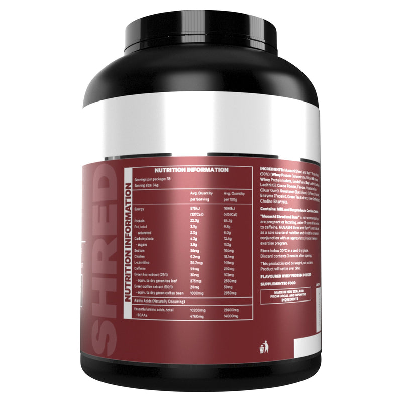 Musashi Shred & Burn Chocolate Milkshake 2 kg