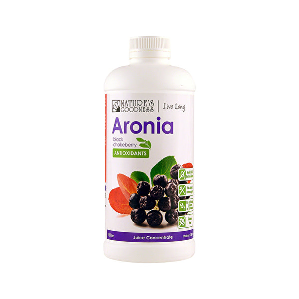 Nature's Goodness Aronia Juice (Black Chokeberry) Concentrate 1000ml