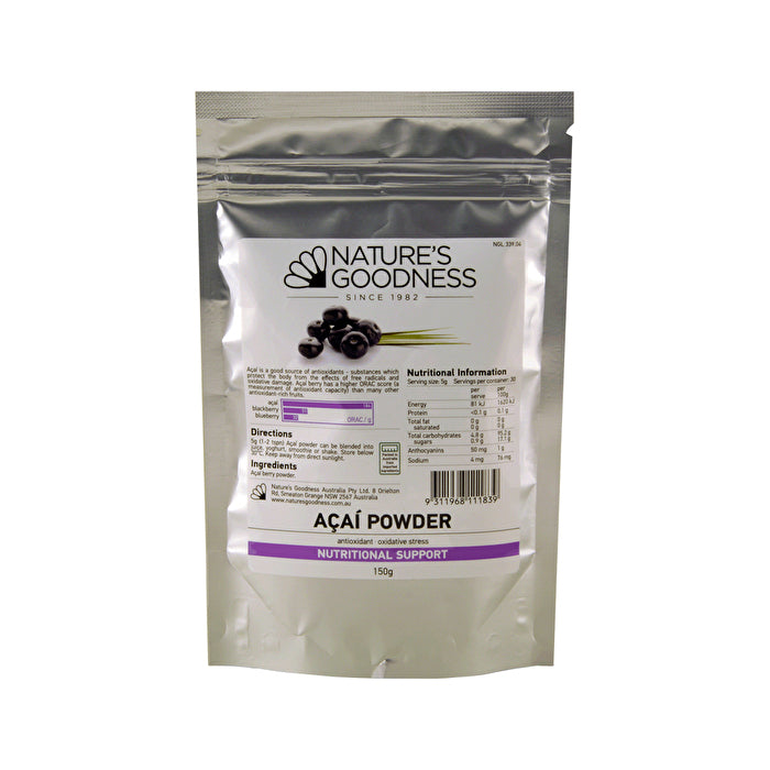 Nature's Goodness Acai Power (Vacuum Dried Powder) Powder 150g