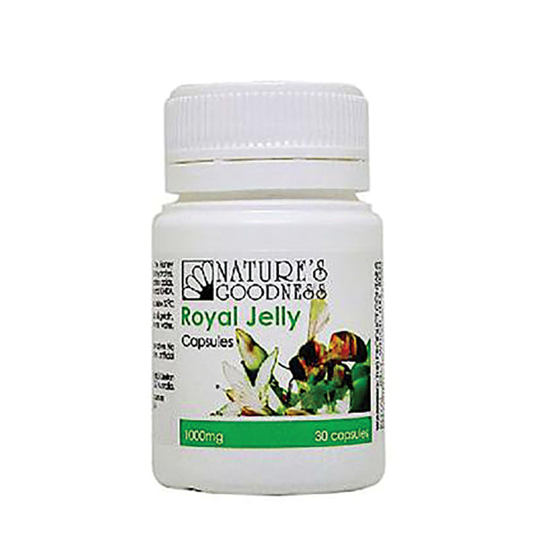 Nature's Goodness Royal Jelly Capsules 1000mg 30c