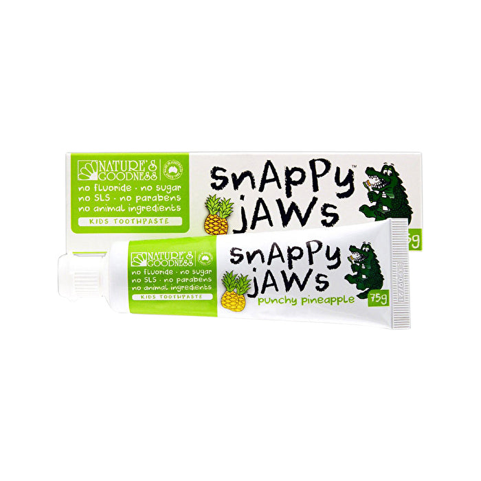Nature's Goodness Snappy Jaws Toothpaste Punchy Pineapple 75g – Fresh ...