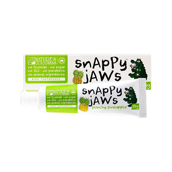 Nature's Goodness Snappy Jaws Toothpaste Punchy Pineapple 75g