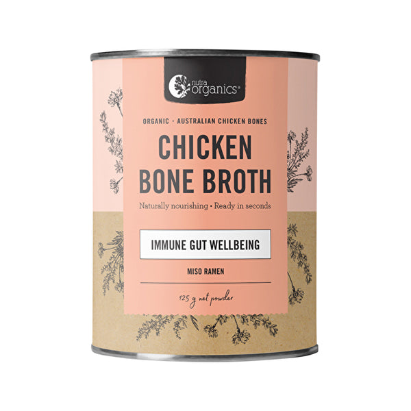 Nutra Organics Bone Broth Chicken Miso Ramen 125g