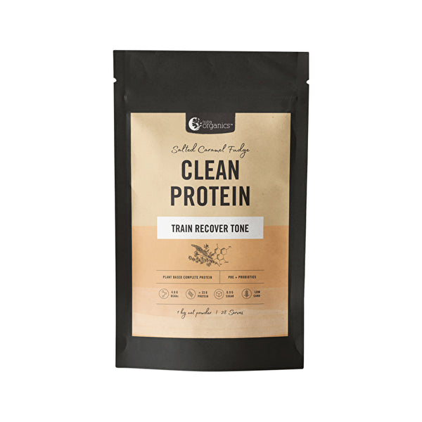 Nutra Organics Clean Protein Salted Caramel Fudge 1kg