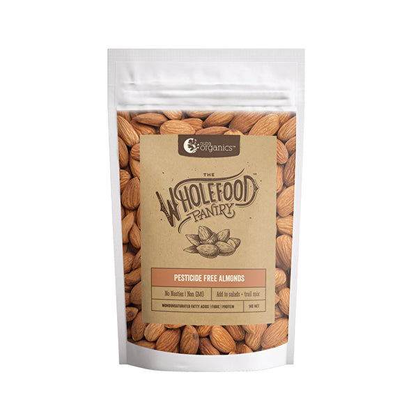 Nutra Organics Wholefood Pantry Pesticide Free Almonds 1kg