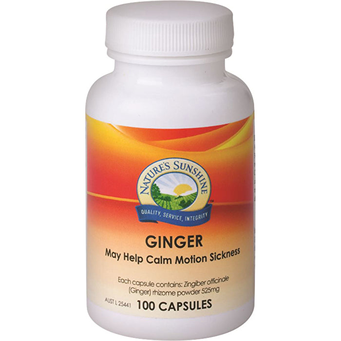 Nature's Sunshine Ginger 525mg 100c