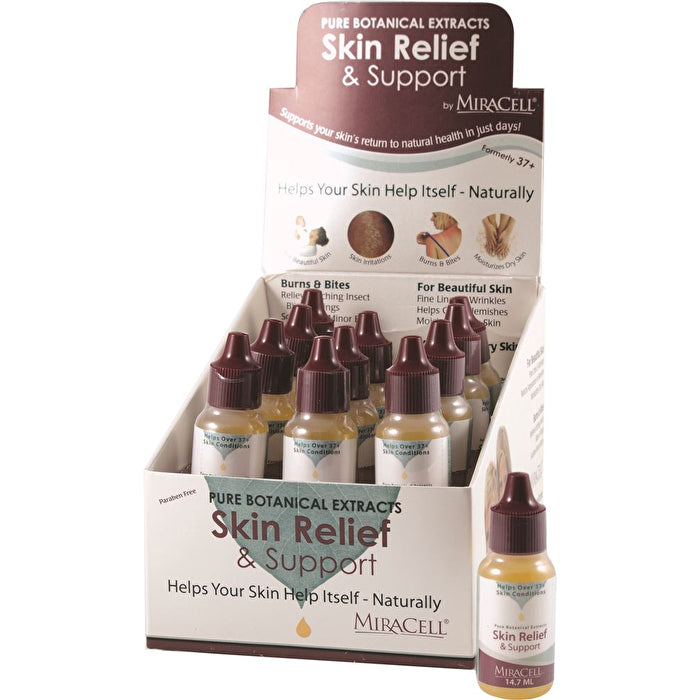 Nature's Sunshine Miracell Skin Relief & Support 14.7ml x 12 Display