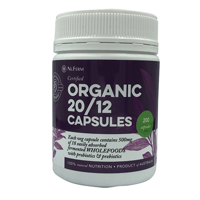 NuFerm Organic 20/ 200c 12 Capsules