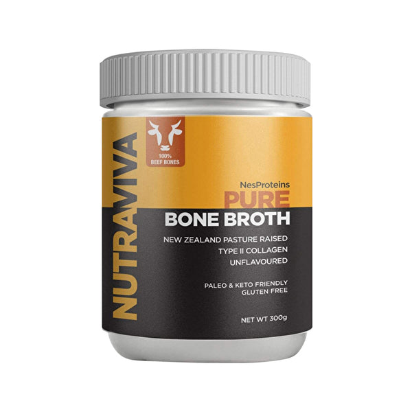 Nutraviva (nes Proteins) NutraViva NesProteins Bone Broth Beef Pure Unflavoured 300g