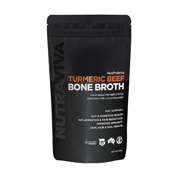 Nutraviva (nes Proteins) NutraViva NesProteins Bone Broth Turmeric Beef 100g