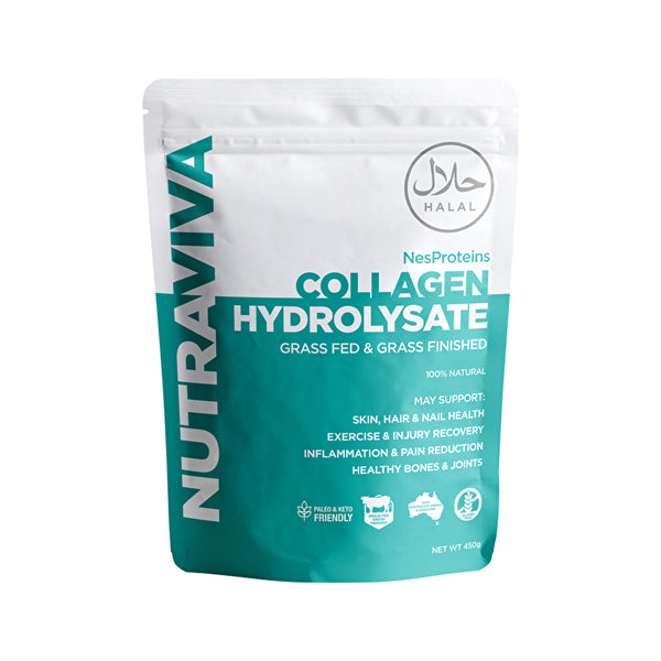 Nutraviva (nes Proteins) NutraViva NesProteins Beef Collagen (Collagen Hydrolysate) Halal 450g