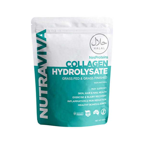 Nutraviva (nes Proteins) NutraViva NesProteins Beef Collagen (Collagen Hydrolysate) Halal 800g
