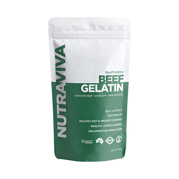Nutraviva (nes Proteins) NutraViva NesProteins Beef Gelatin (Grass Fed) 100g
