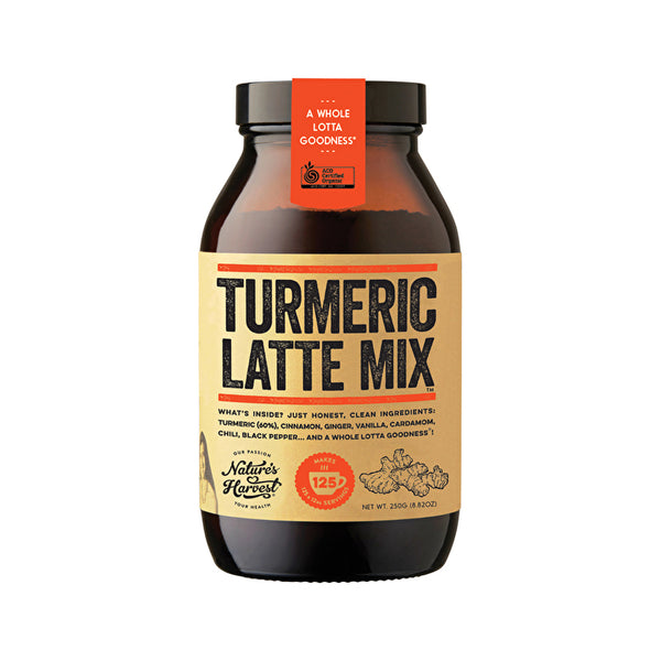 Nature's Harvest Turmeric Latte Mix Jar 250g