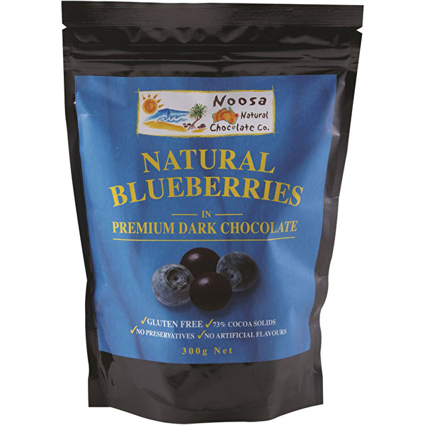 Noosa Natural Choc Co Blueberries in Premium Dark Chocolate 300g