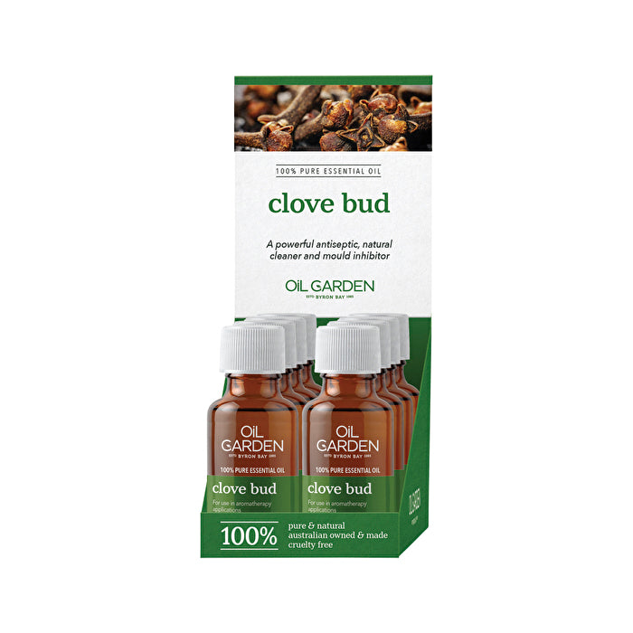 Oil Garden Essential Oil Clove Bud 25ml x 8 Display