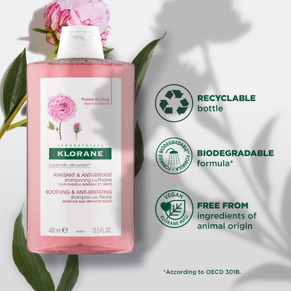 Klorane Peony Shampoo 400 ml