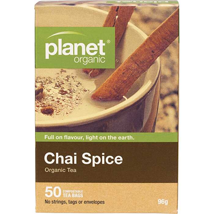 Planet Organic Organic Chai Spice Herbal Tea x 50 Tea Bags