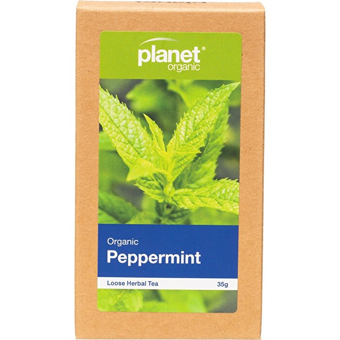 Planet Organic Organic Peppermint Herbal Loose Leaf Tea 35g