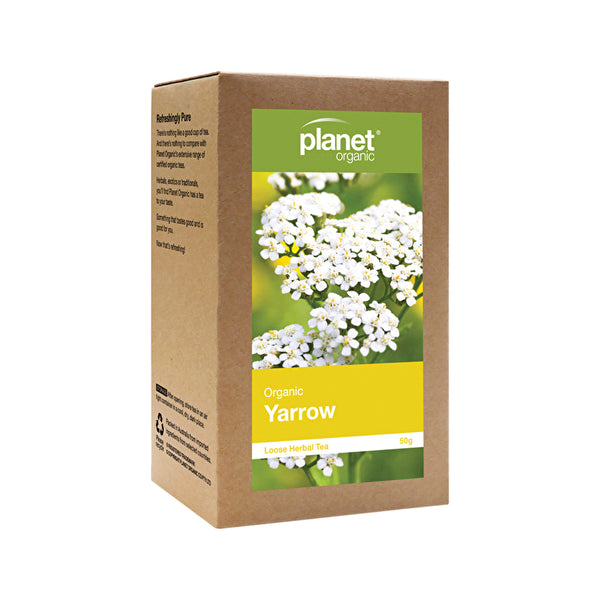 Planet Organic Organic Yarrow Loose Leaf Tea 50g