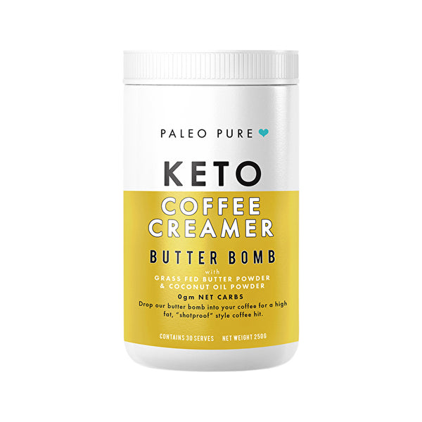 Paleo Pure Keto Coffee Creamer Butter Bomb 250g
