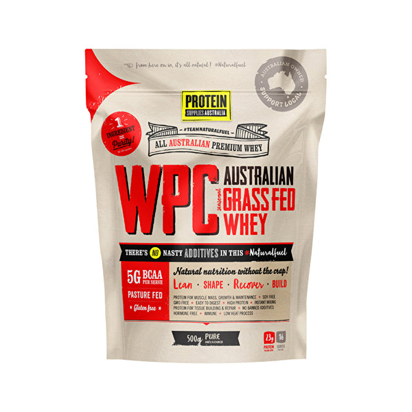 Protein Supplies Australia WPC (Whey Protein Concentrate) Pure 500g