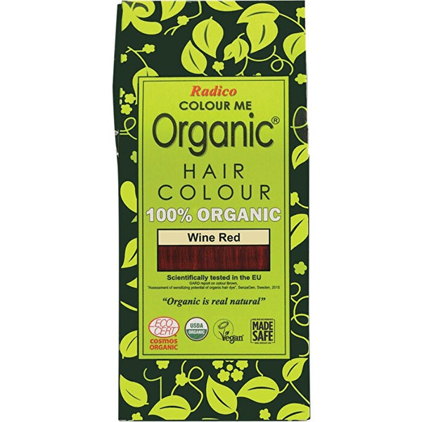 Radico Colour Me Organic Hair Colour Powder - Wine Red 100g