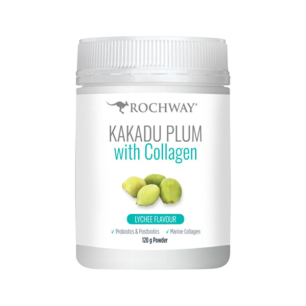 Rochway Kakadu Plum with Collagen (Lychee Flavour) 120g