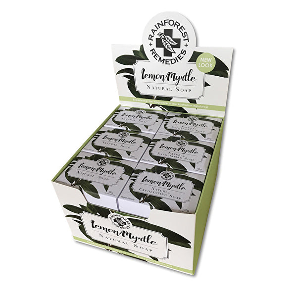 Rainforest Remedies Lemon Myrtle Soap Smooth 100g x 24 Display