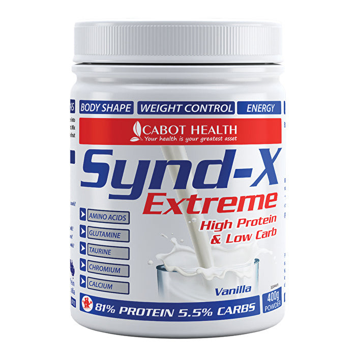 Cabot Health Synd-X Extreme (High Protein & Low Carb) Vanilla 400g