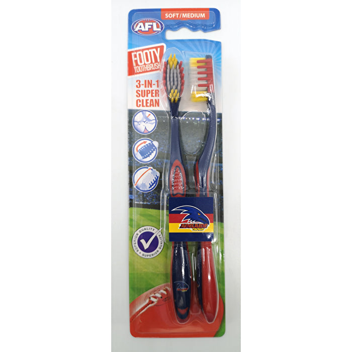 Afl Toothbrush Brisbane 2 Pack