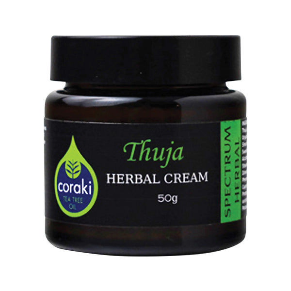 Spectrum Herbal Herbal Cream Thuja with Coraki Tea Tree Oil 50g