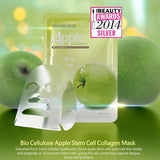 Timeless Truth Apple Stem Cell Collagen Mask - Bio Cellulose Face Mask (Value Pack of 5 Masks)