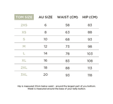 Tom Organic The Period Brief Mid-Rise Black Medium