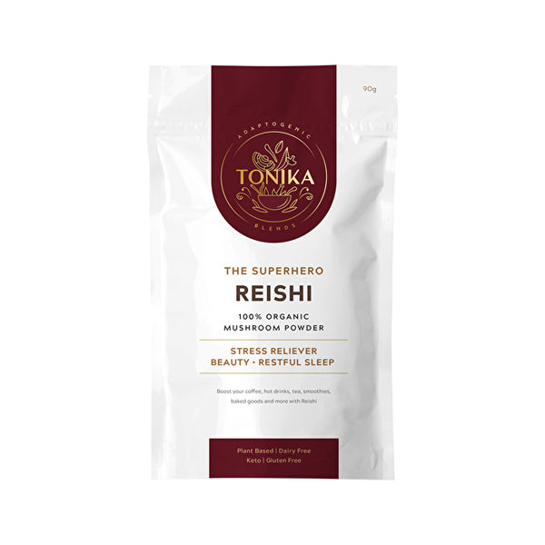 Tonika 100% Organic Mushroom Powder Reishi (The Superhero) 95g